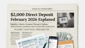 $2,000 Direct Deposit February 2026 Explained: Eligibility, Timing, and Updates
