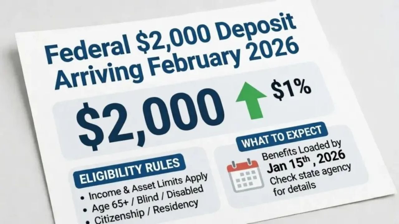 Federal $2,000 Deposit Arriving February 2026: Complete Guide for Beneficiaries